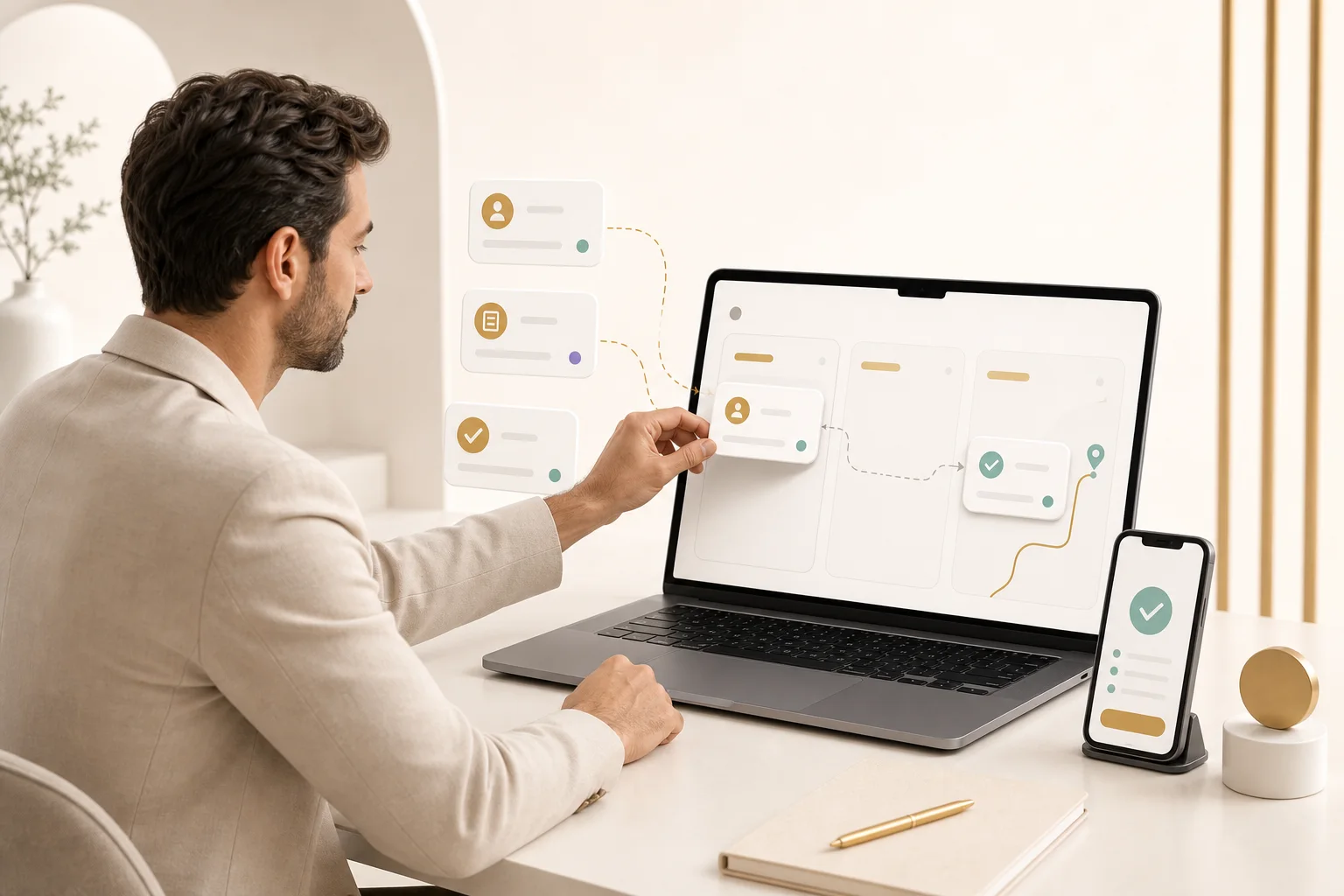 Operations dashboard replacing scattered tasks and route cards
