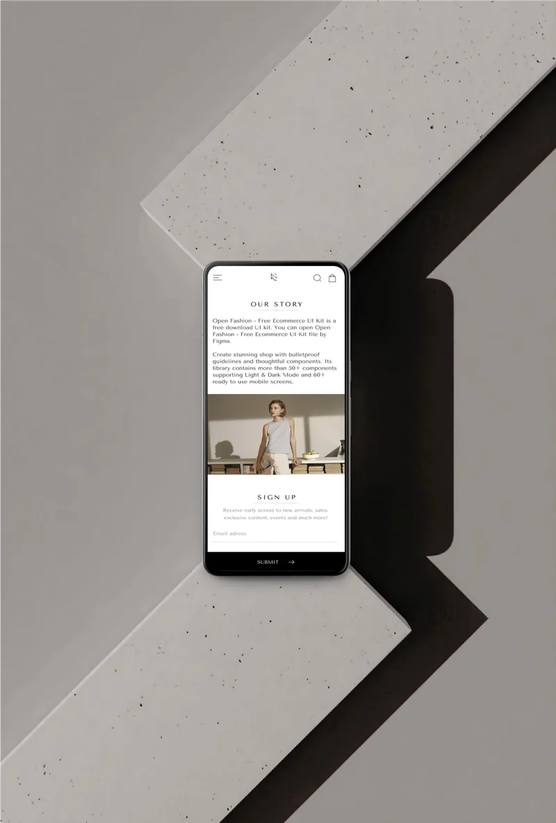 Mobile product interface mockup used by BuilderKing